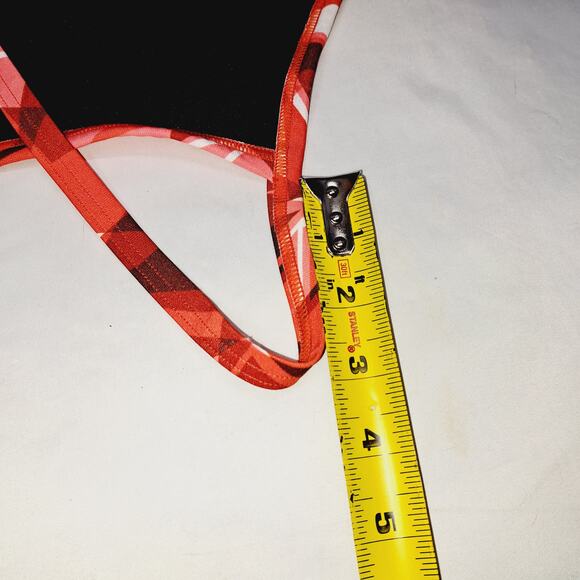 NWT Arena Flou Red White Shattered Glass Challenge Back 1 piece swimsuit US40 - Picture 12 of 13